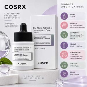 COSRX The Alpha-Arbutin 2 Discoloration Care Serum