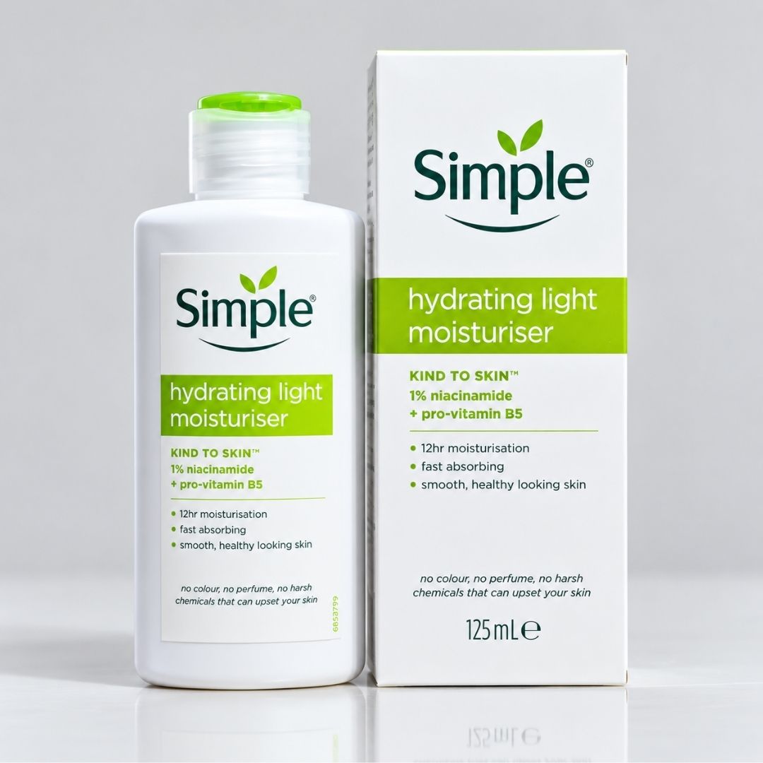 Simple Kind to Skin Hydrating Light Moisturiser – 125ml Simple Kind to Skin Hydrating Light Moisturiser – 125ml