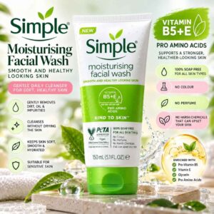 Simple Kind to Skin Moisturising Facial Wash – 150ml