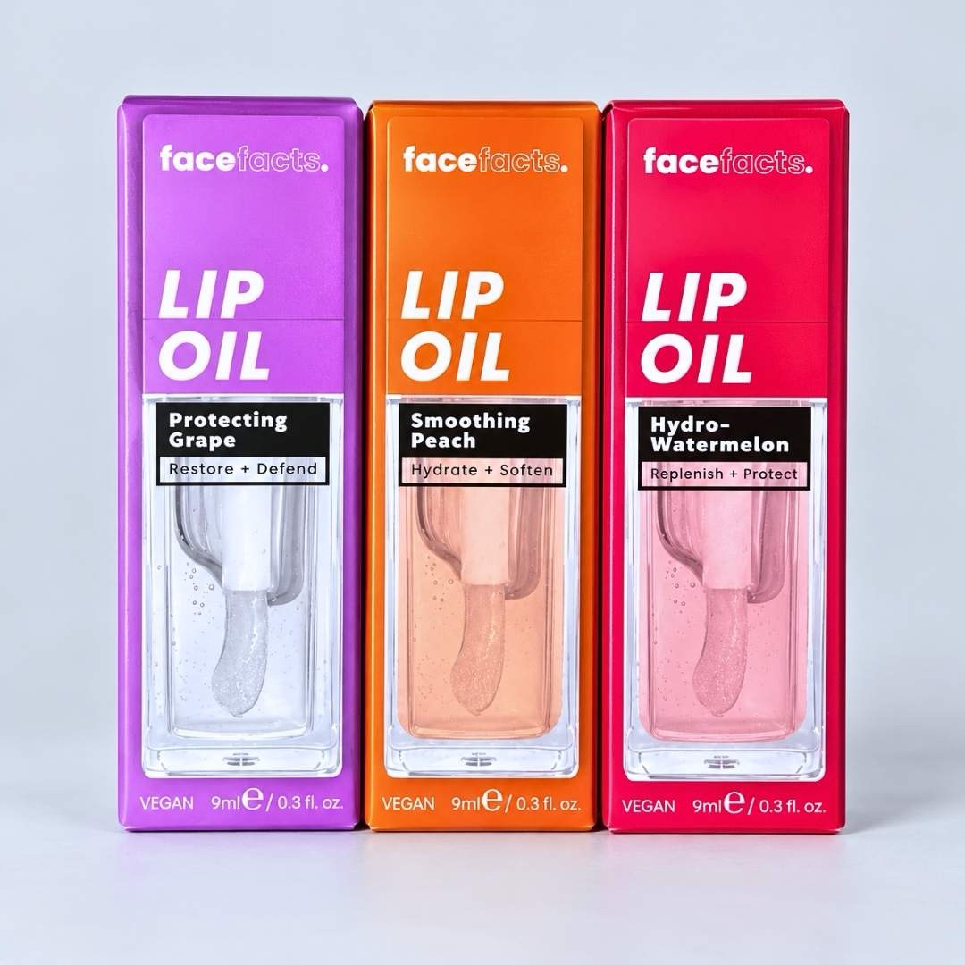 face-facts-lip-oil-collection-3-variants-2 Face Facts Lip Oil Collection – 3 Variants - Image 1