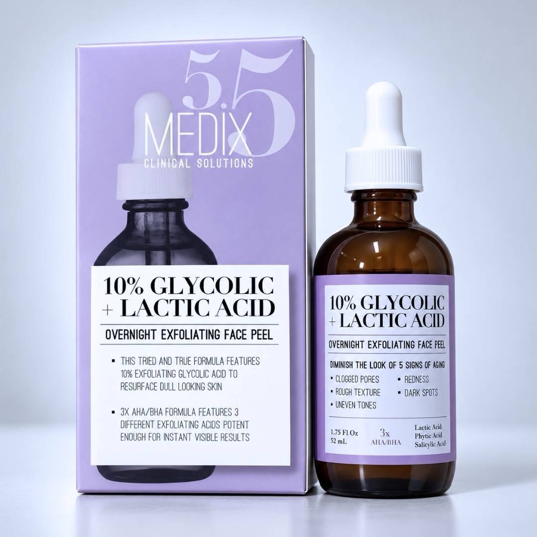 medix-5-5-10-glycolic-lactic-acid-serum-6 MEDIX 5.5 10% Glycolic + Lactic Acid Serum - Image 1