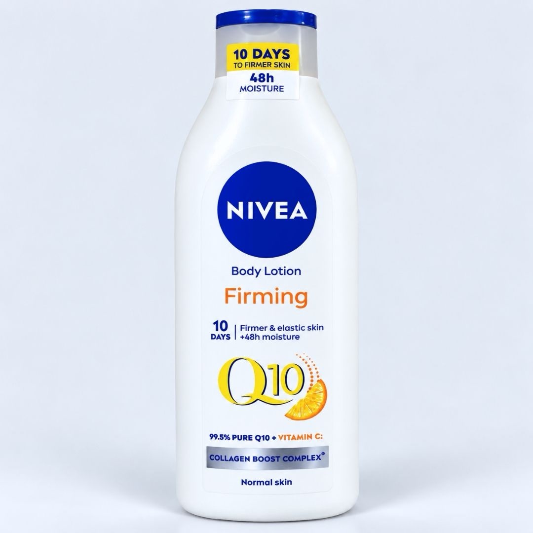 nivea-q10-firming-body-lotion-vitamin-c-10 NIVEA Q10 Firming Body Lotion + Vitamin C - Image 1