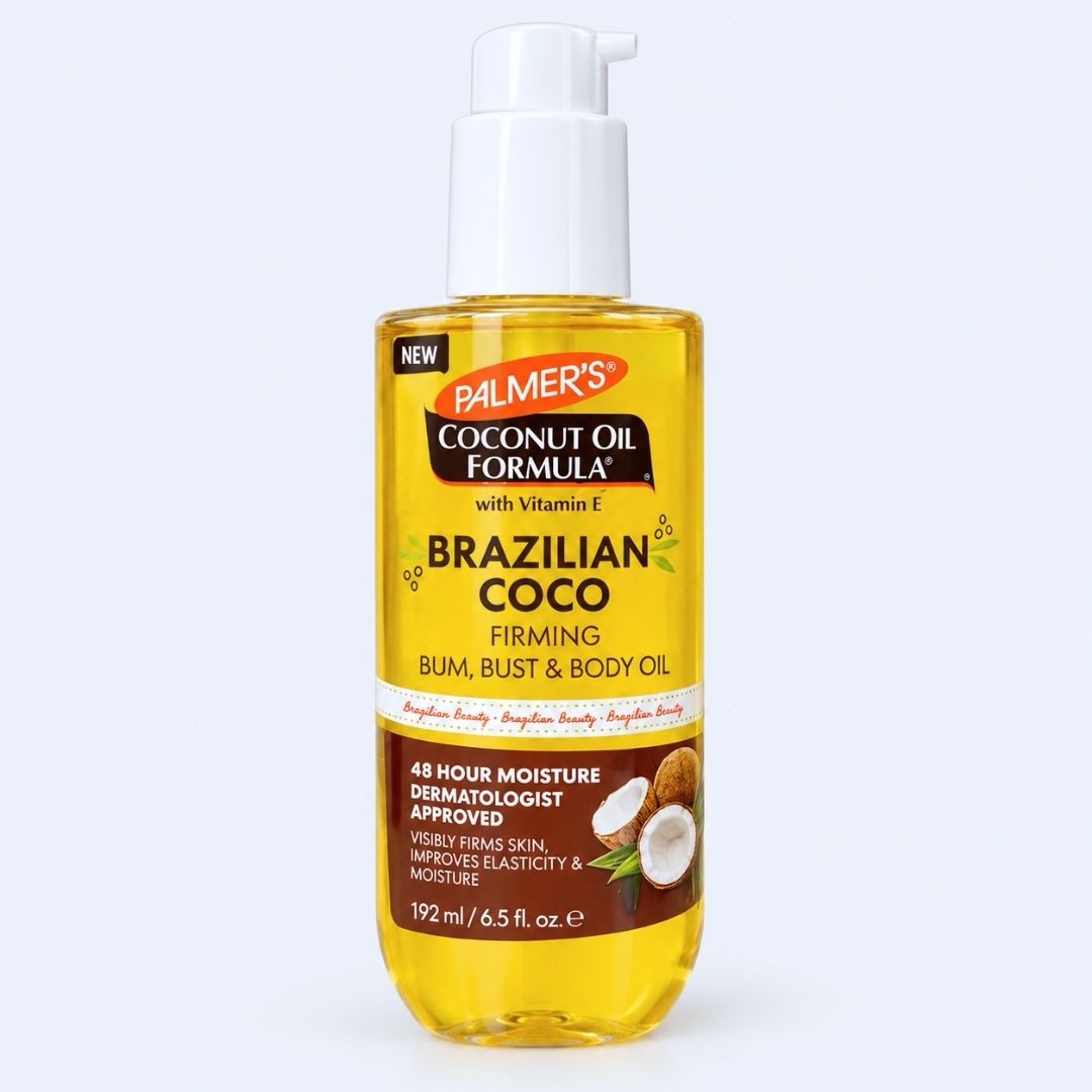 palmers-brazilian-coco-firming-bum-bust-body-oil-192ml-3 Palmer’s Brazilian Coco Firming Bum, Bust & Body Oil – 192ml - Image 1