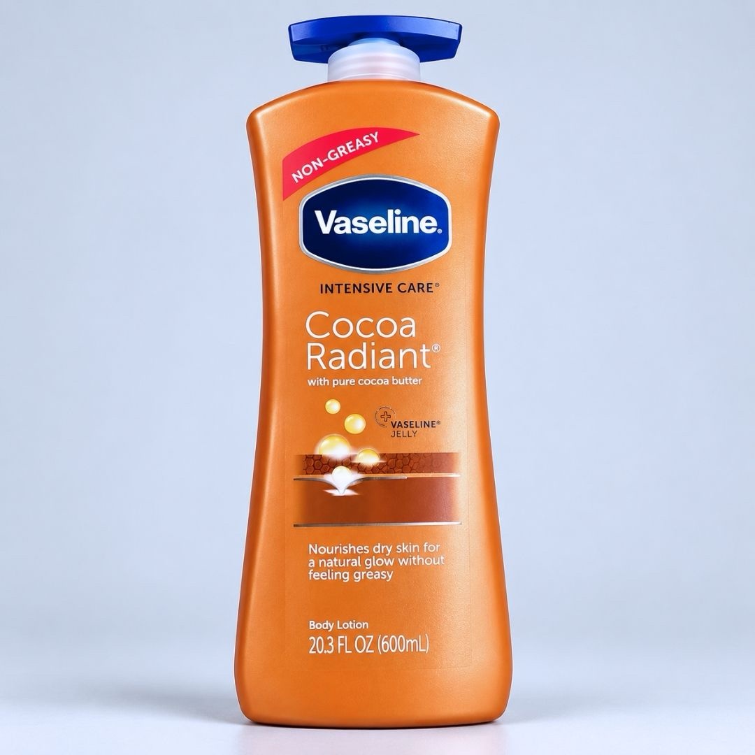 vaseline-intensive-care-cocoa-radiant-body-lotion-600ml-12 Vaseline Intensive Care Cocoa Radiant Body Lotion – 600ml - Image 1